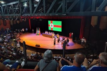 Guaíra na abertura da Final Estadual dos JOMI, na cidade de Rio Preto