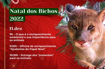 Zoológico promove 2º Natal dos Bichos
