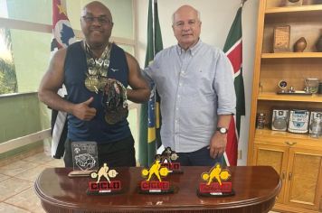 Com apoio da prefeitura, atleta Luiz Ricardo é Campeão Brasileiro de Powerlifting