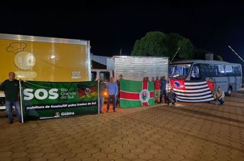 Prefeitura de Guaíra leva doações e grupo de bombeiros ao Rio Grande do Sul