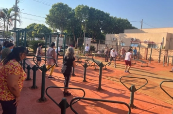 Guaíra amplia apoio profissional nas Academias ao Ar Livre