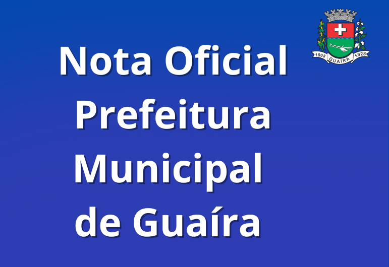 NOTA OFICIAL - SUPRESSÃO DE ÁRVORES NO ENTORNO DA PREFEITURA 