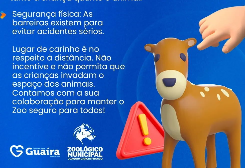 COMUNICADO: SEGURANÇA NO ZOOLÓGICO MUNICIPAL 