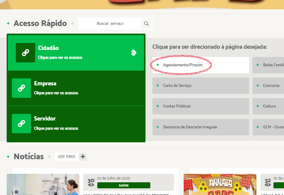 Agendamento no Procon de Guaíra agora pode ser online 