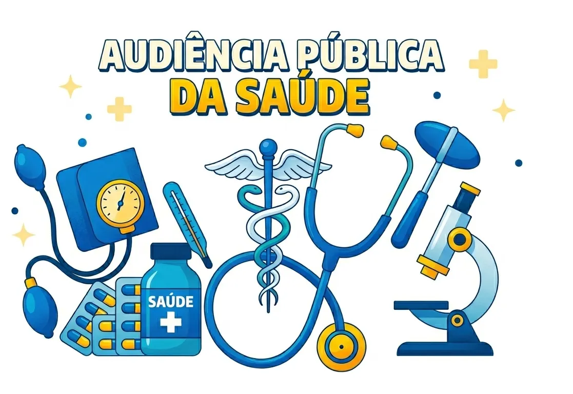 Participe da Audiência Pública de Saúde: ajude a Saúde a melhorar
