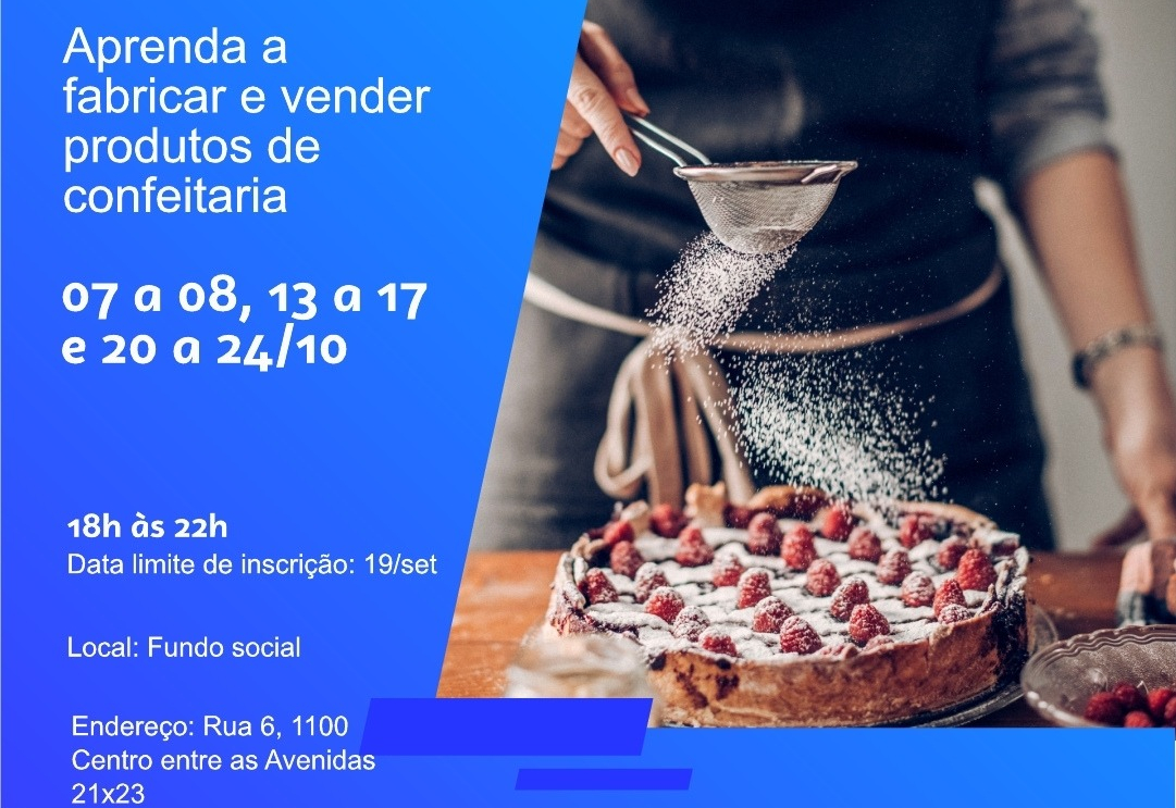 Qualificação em confeitaria como instrumento de transformação social