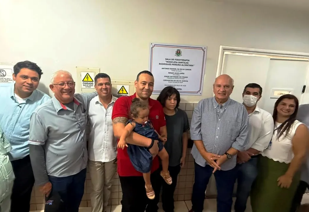 Prefeitura de Guaíra reinaugura Sala de Fisioterapia com novos equipamentos e homenageia Rosicléia Alcântara