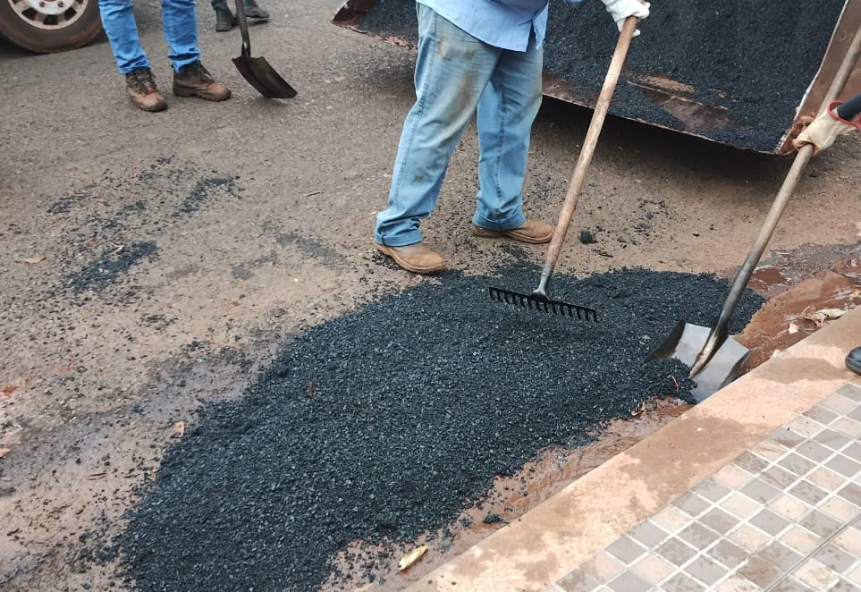 Guaíra foca nos pontos críticos na recuperação das ruas e avenidas
