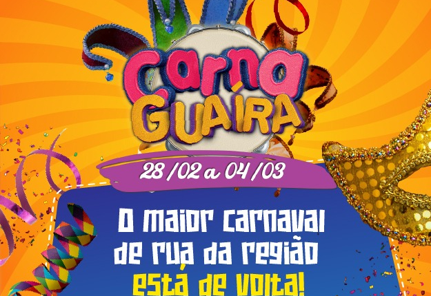 CarnaGuaíra 2025 “Eu Amo Folia” começa hoje