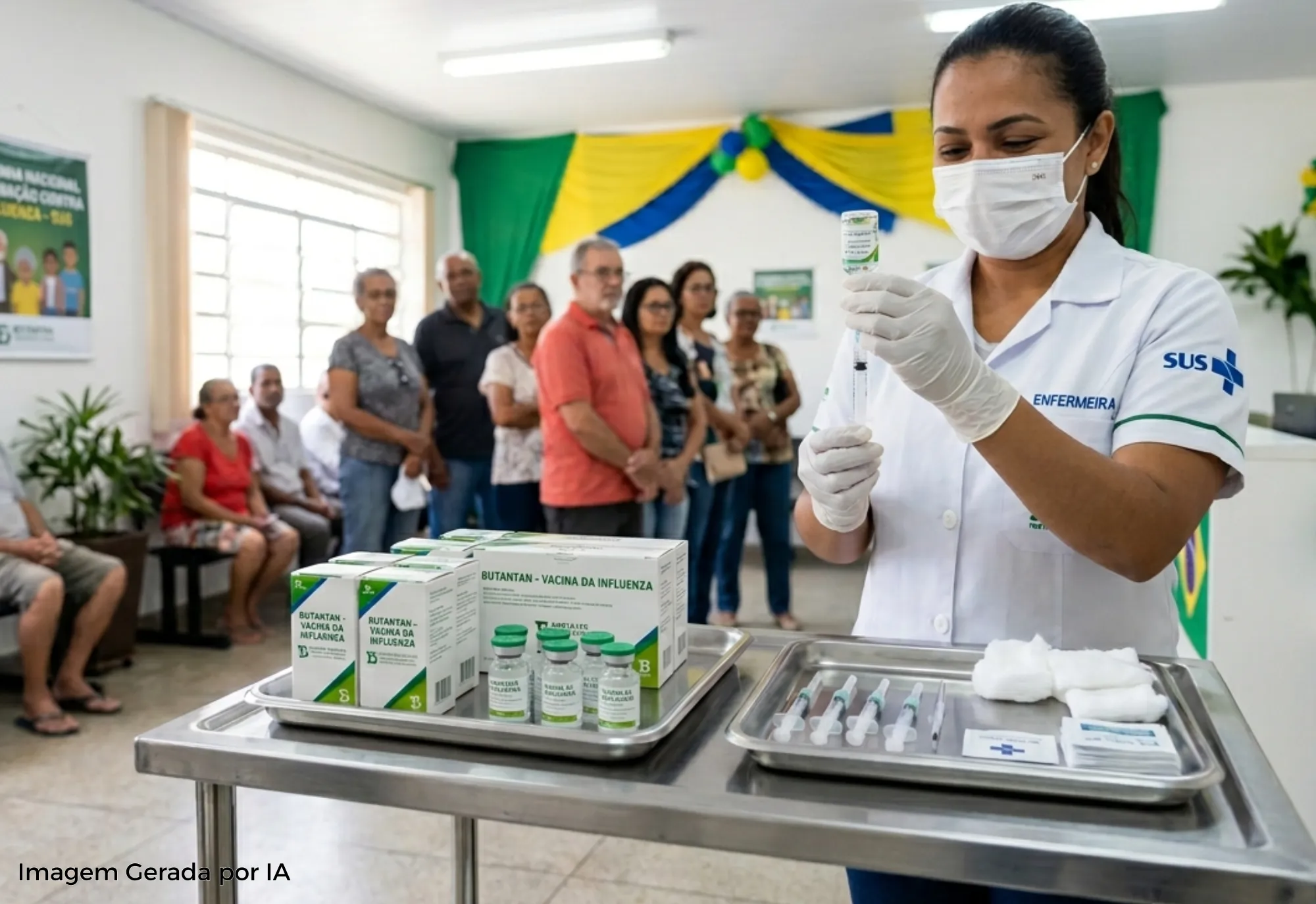 Guaíra prepara Dia D de vacinação contra Influenza para 25 de abril
