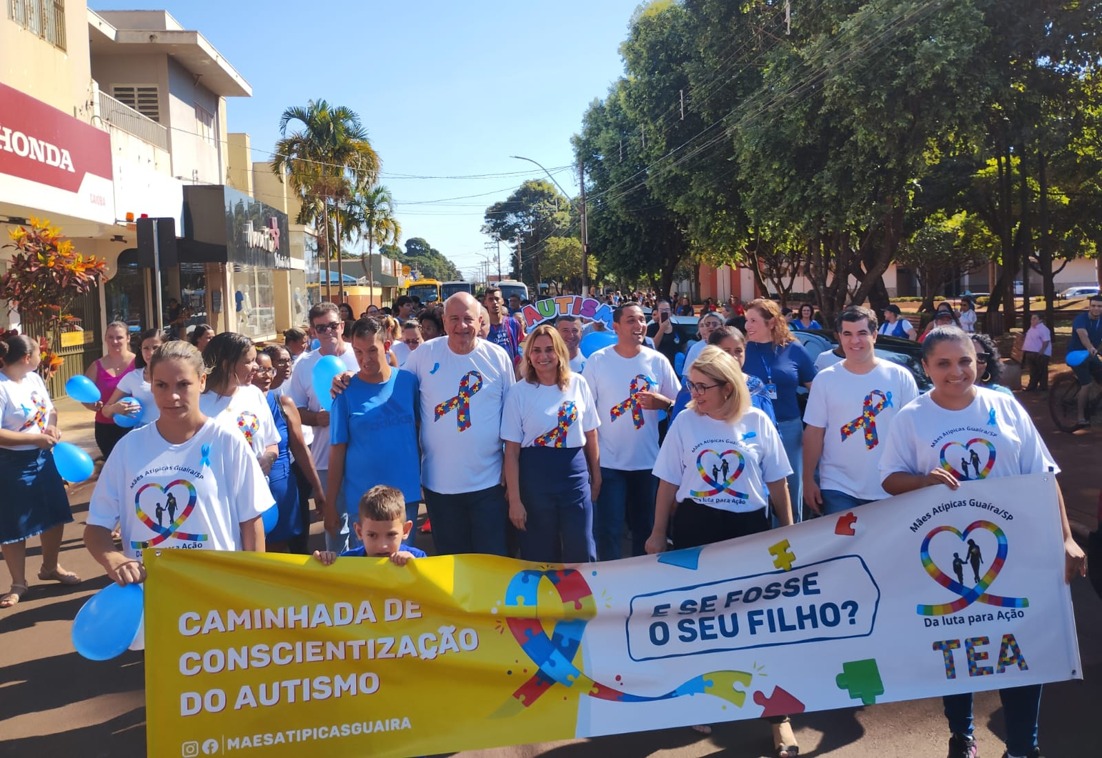 Caminhada Azul fortalece a conscientização sobre o autismo