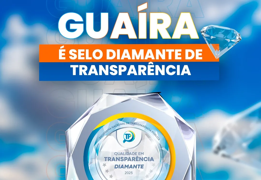 Guaíra é Bicampeã: selo Diamante em Transparência Pública conquistado pela segunda vez