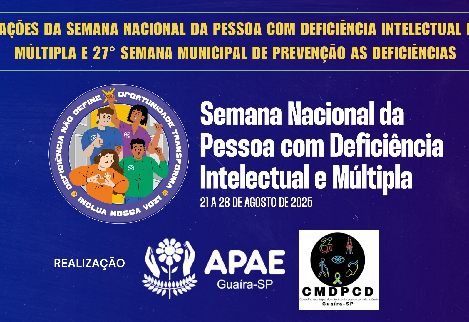Semana da inclusão mobiliza Guaíra com ações transformadoras 