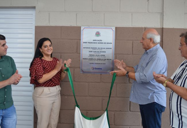 Prefeitura inaugura oito salas de aula nas EMEFs Vicencina e Francisco Gomes