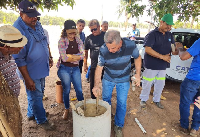 CATI aplica capacitação para recuperação e manutenção de nascentes