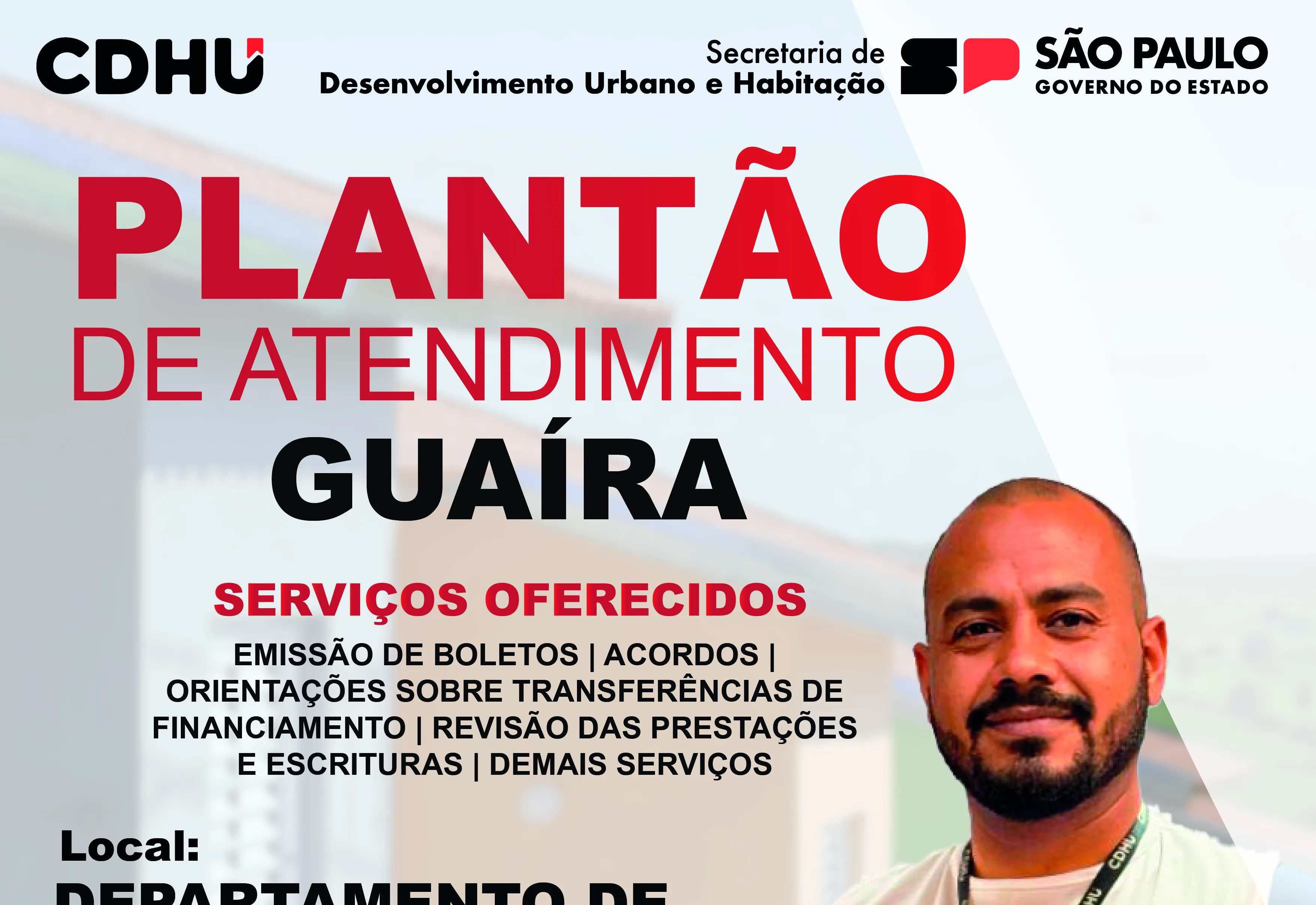 Guaíra: mutirão habitacional da CDHU resolve pendências em 16/06