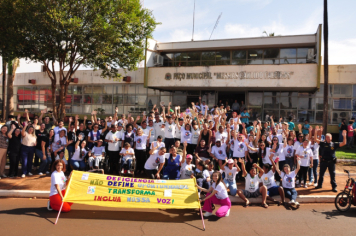 Foto relacionada - Caminhada da 27ª Semana Municipal de Prevenção às Deficiências e a Semana Nacional da Pessoa com Deficiência Intelectual e Múltipla