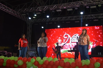 Foto relacionada - Luzes do Natal Encantado iluminaram os corações de Guaíra