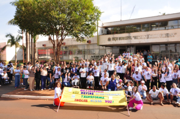 Foto relacionada - Caminhada da 27ª Semana Municipal de Prevenção às Deficiências e a Semana Nacional da Pessoa com Deficiência Intelectual e Múltipla