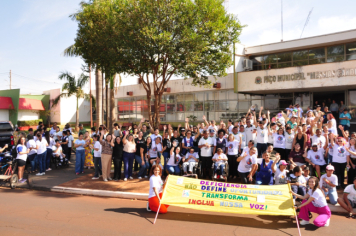 Foto relacionada - Caminhada da 27ª Semana Municipal de Prevenção às Deficiências e a Semana Nacional da Pessoa com Deficiência Intelectual e Múltipla