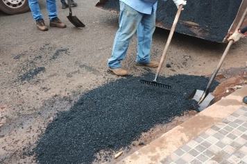 Guaíra foca nos pontos críticos na recuperação das ruas e avenidas