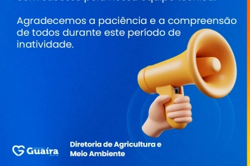 COMUNICADO - Balança Municipal