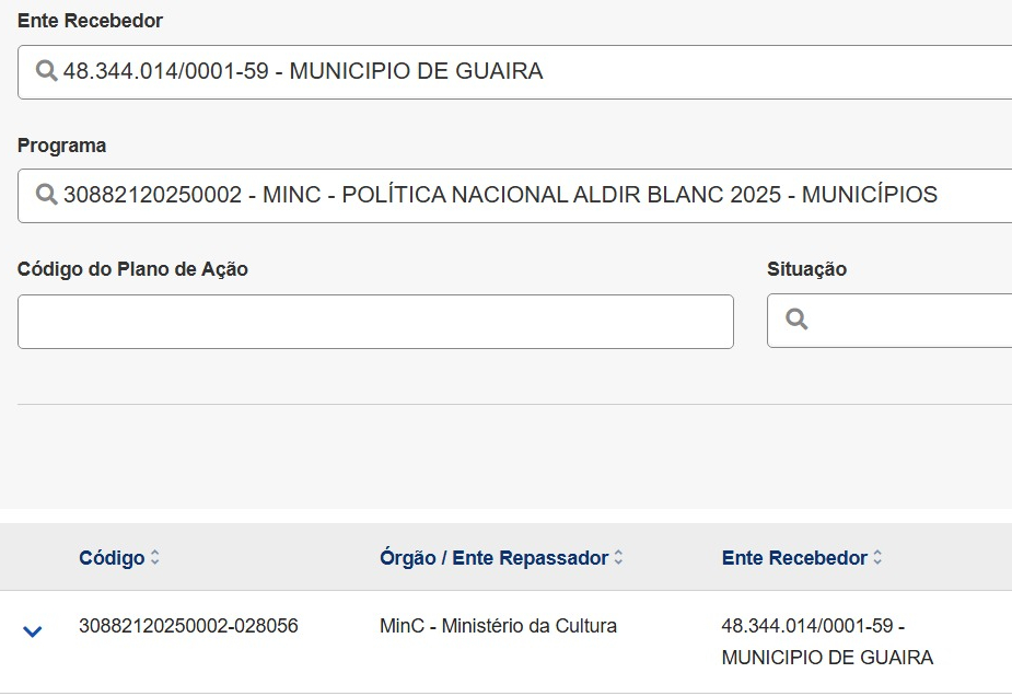 Guaíra efetiva cadastro no programa da Lei Aldir Blanc 2025