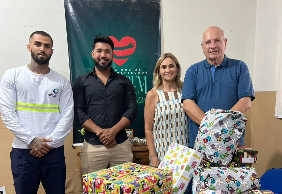 Doação de brinquedos da Amcor alegra atendidos da Casa Alar