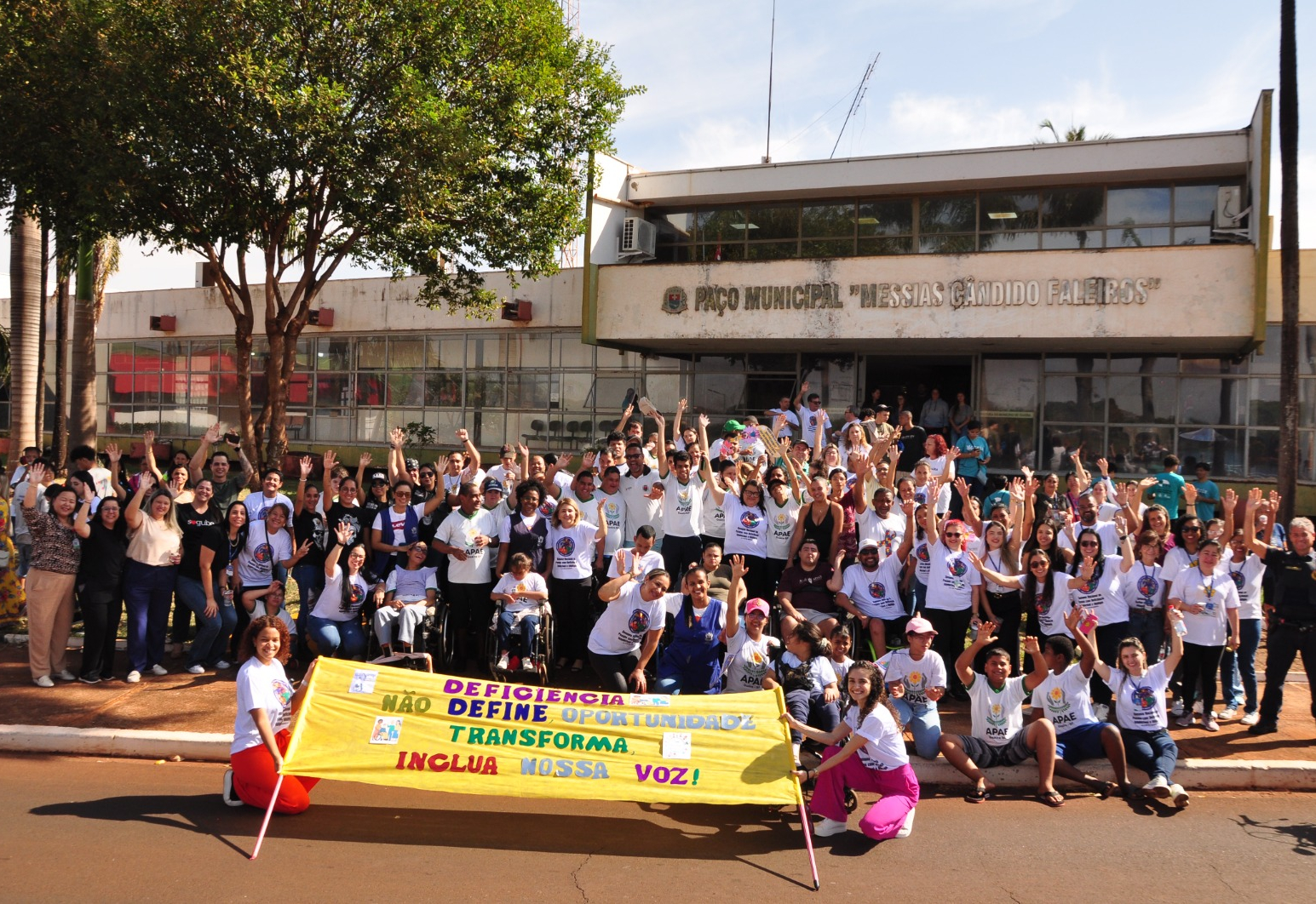Caminhada da 27ª Semana Municipal de Prevenção às Deficiências e a Semana Nacional da Pessoa com Deficiência Intelectual e Múltipla